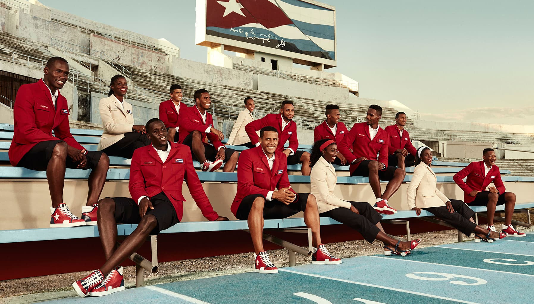 Thiết kế trang phục của đội tuyển Cuba mùa Olympic 2016