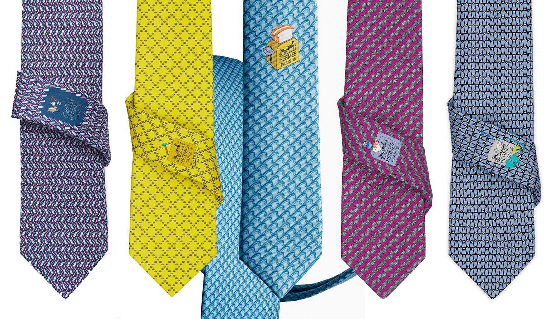 Những chiếc cà vạt hoàn hảo từ Hermes Tie Society