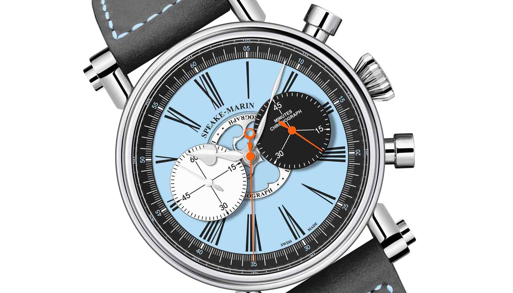 Speake-Marin London Chronograph "Only Watch Edition": sắc xanh tùy biến dành cho buổi đấu giá đặc biệt