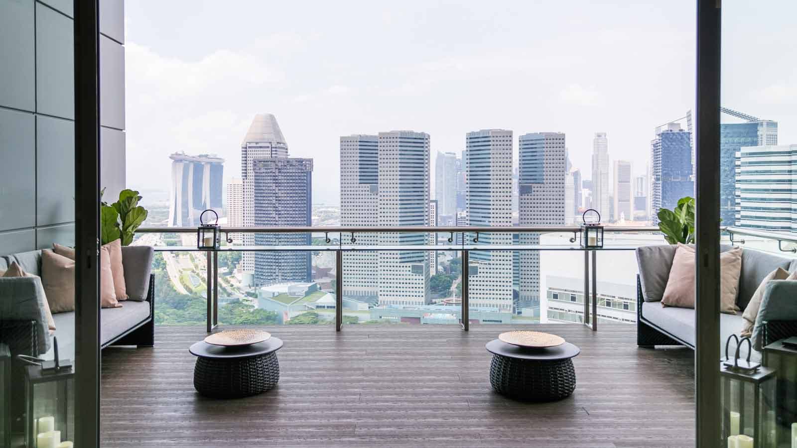 Không gian sống đẳng cấp của Concourse Skyline Penthouse – căn penthouse 16 phòng tại Marina Bay, Singapore