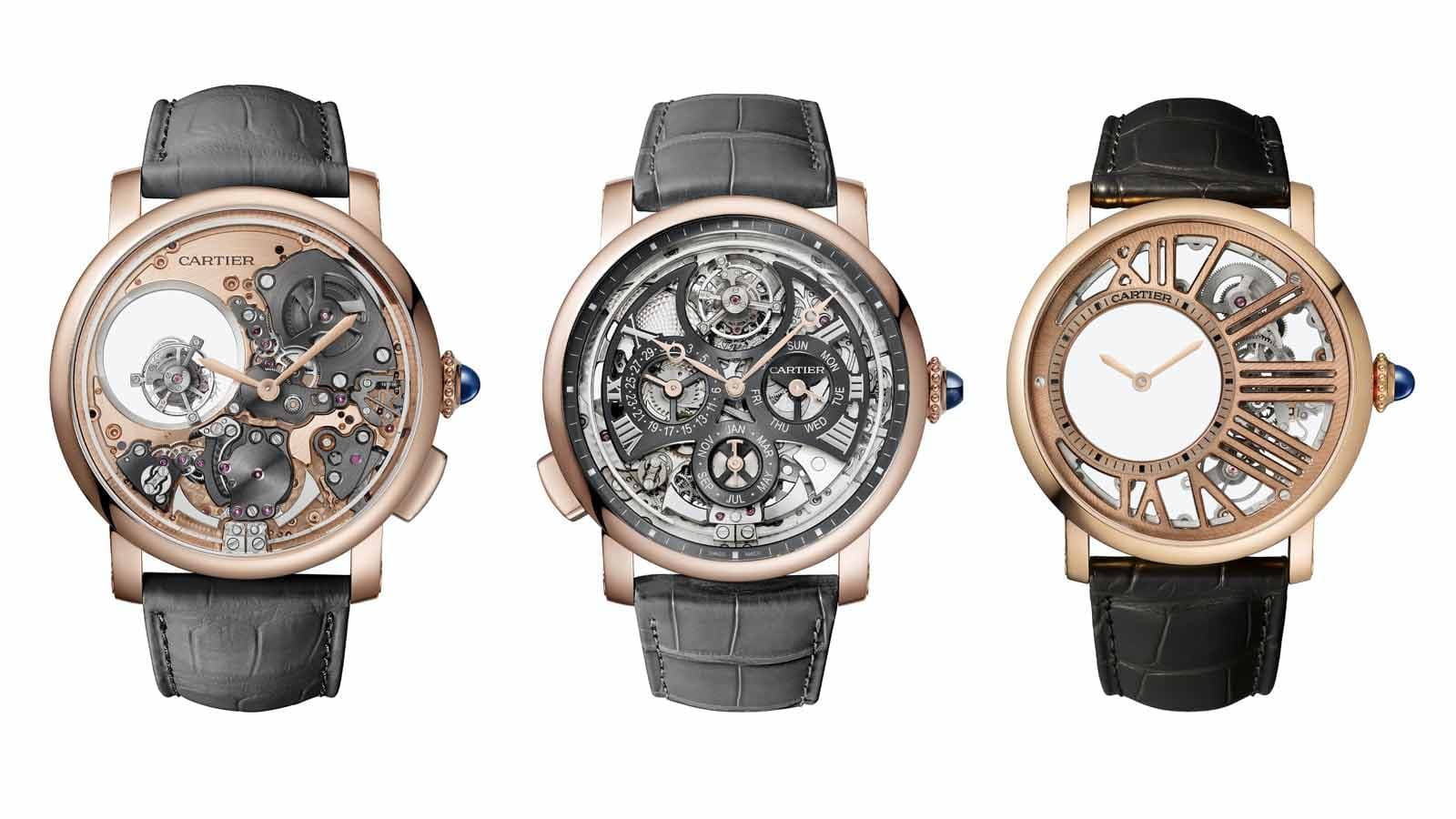Khám phá “ma thuật” trên mặt số của bộ ba tuyệt phẩm đồng hồ Cartier mới