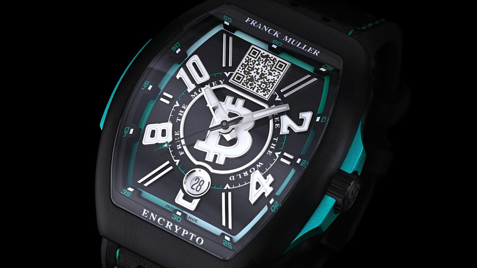 Đồng hồ chỉ “tậu” được bằng Bitcoin: Franck Muller Encrypto ‘Free The Money. Free The World’