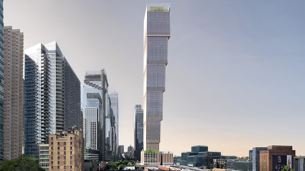 Thiết kế tòa nhà chọc trời lộn ngược đầy táo bạo ở Manhattan