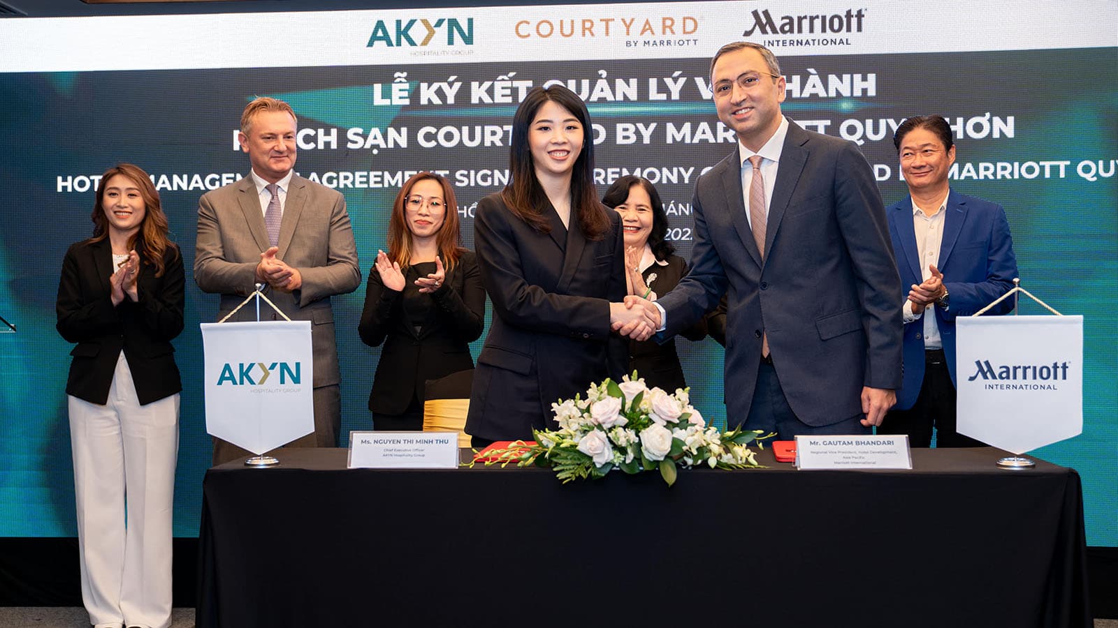 AKYN Hospitality Group và Marriott International ký hợp tác quản lý vận hành Courtyard by Marriott Quy Nhơn