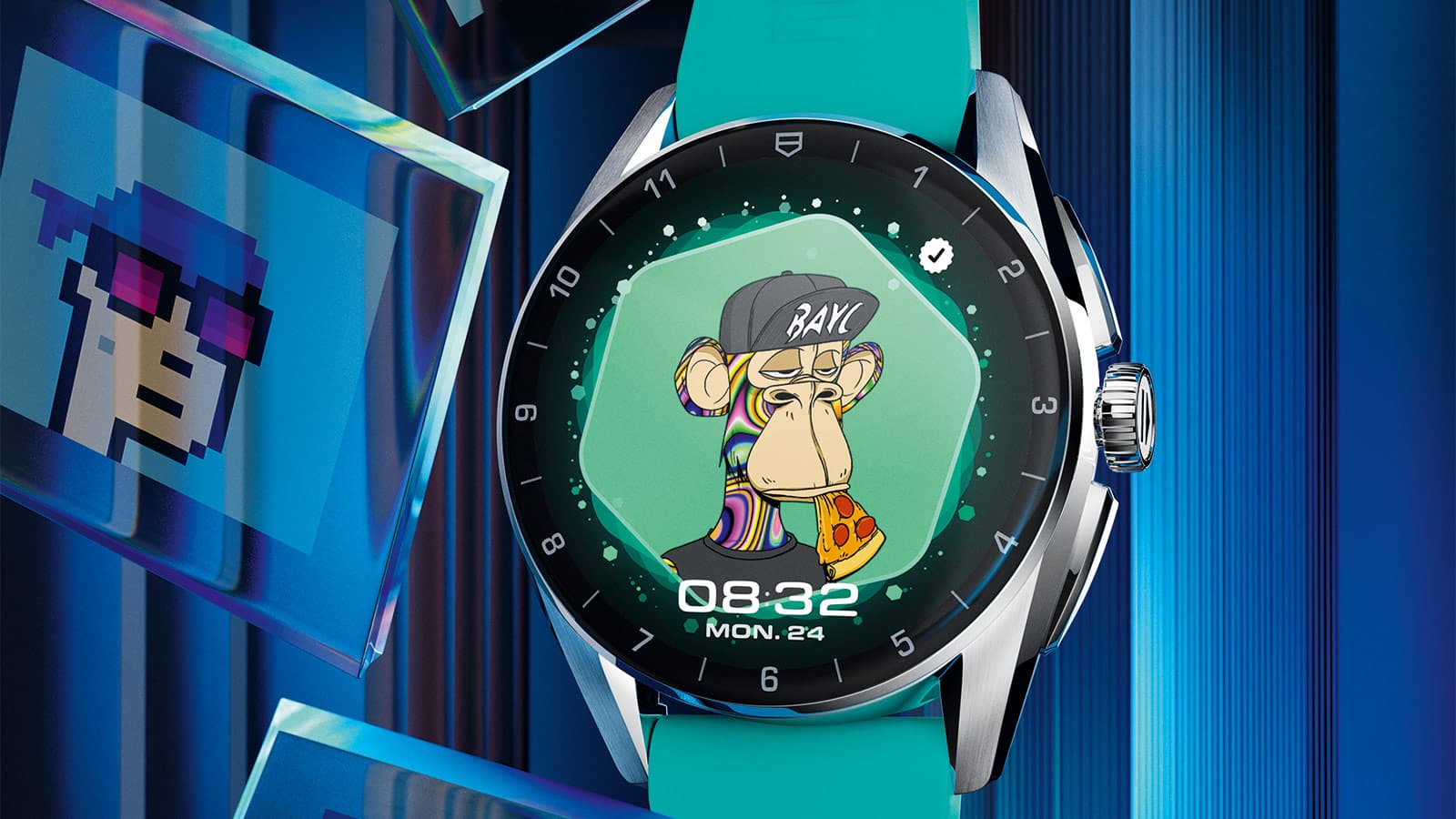 TAG Heuer ra mắt chiếc smartwatch với khả năng “trình diễn” NFT độc đáo