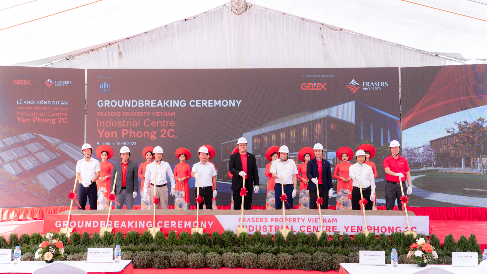 Frasers Property Vietnam và Tập đoàn GELEX chính thức khởi công dự án bất động sản công nghiệp đầu tiên tại Bắc Ninh